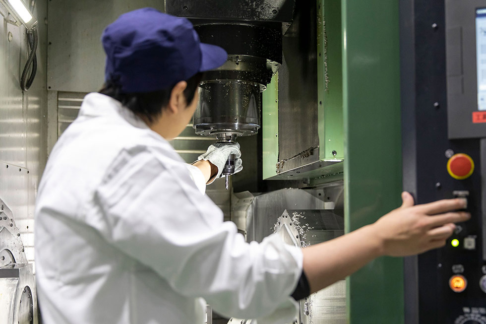 高精度な機械加工